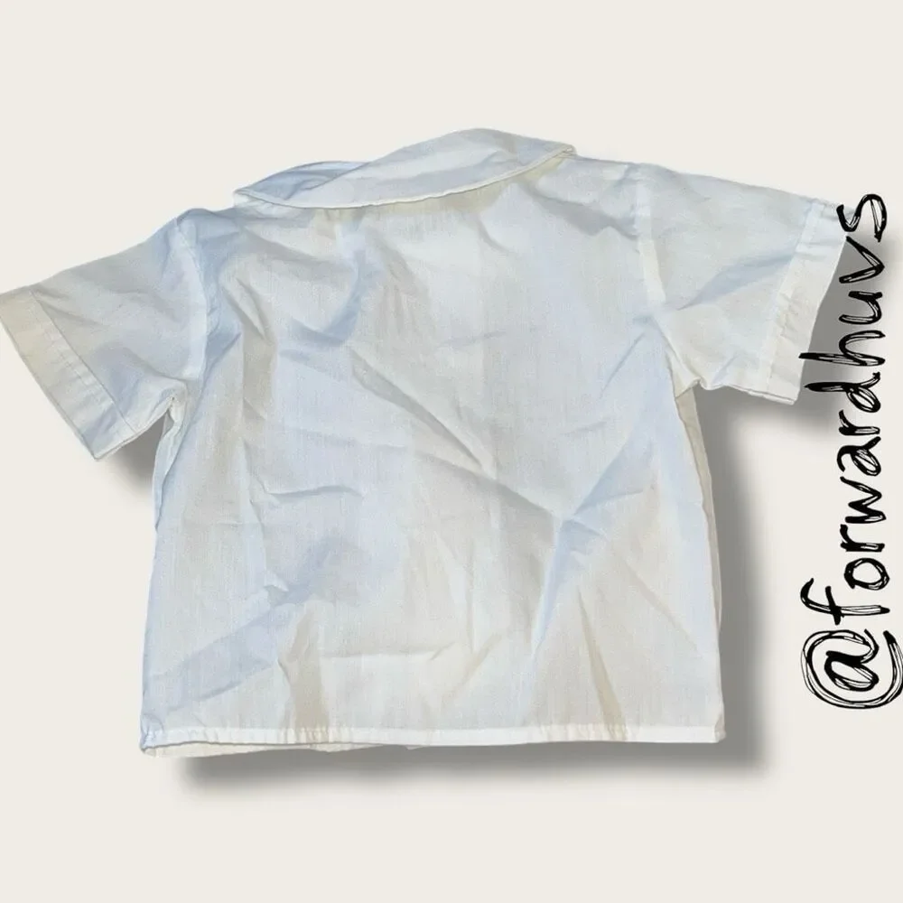 Good Lad Tailored 2-Piece Toddler Set – Size 3T – White – Vintage